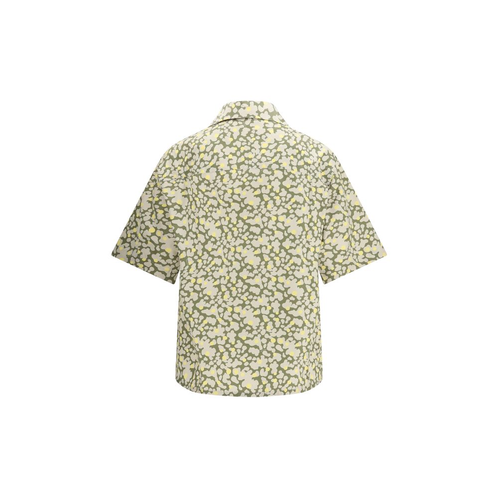 Marni Bicolor Katoenen Patroonoverhemd
