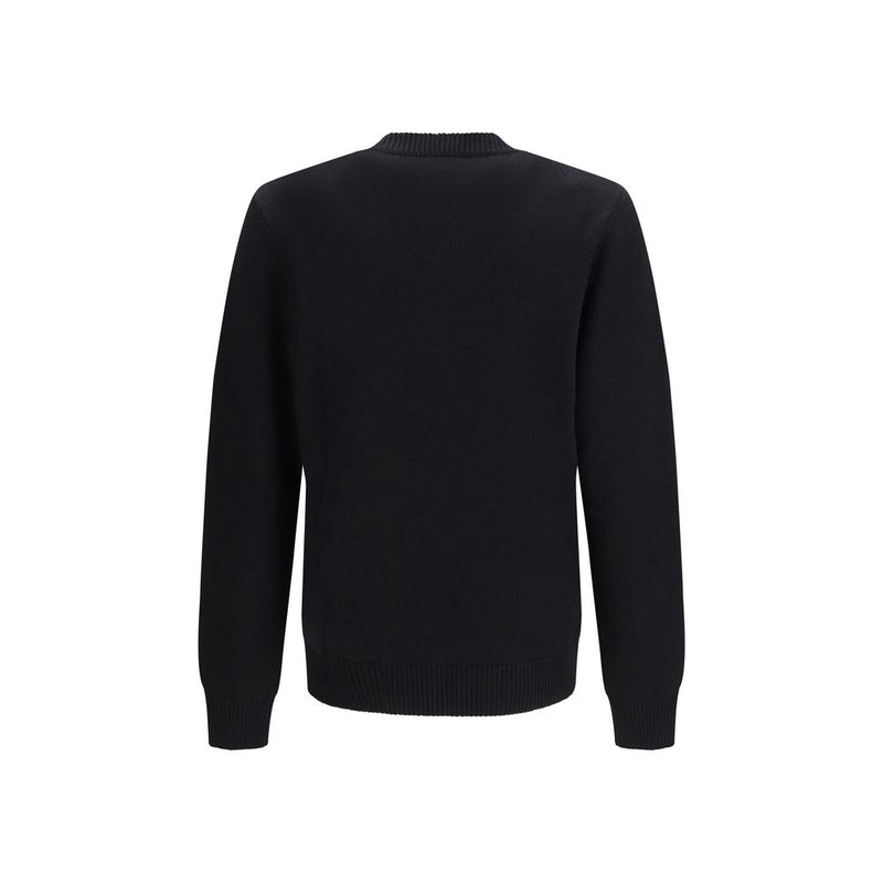 Fendi Black Fleece Wool Sweatshirt - Timeless Elegance
