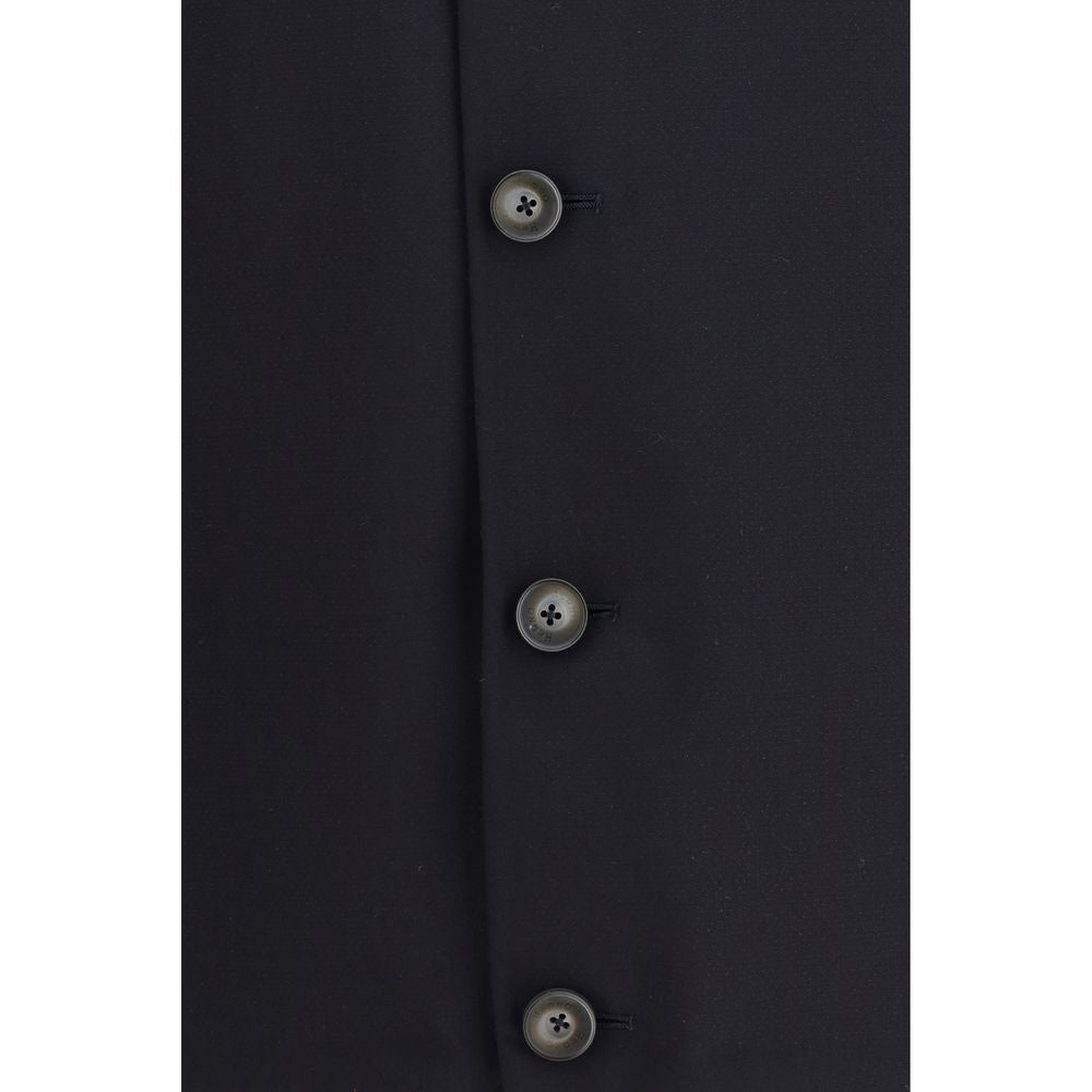 Herno Blue Elastane Coat - Double Light Stretch Wooly Jacket