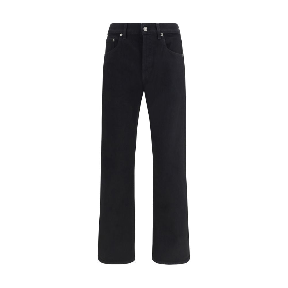 Golden Goose Black Cotton Slim Fit Jeans - Journey Collection
