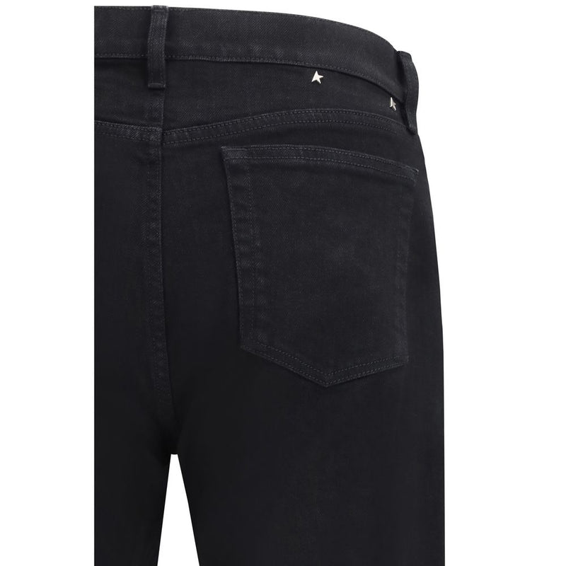 Golden Goose Black Cotton Slim Fit Jeans - Journey Collection