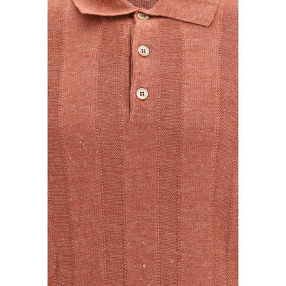 Brunello Cucinelli Oranje Linnen Sweatshirt