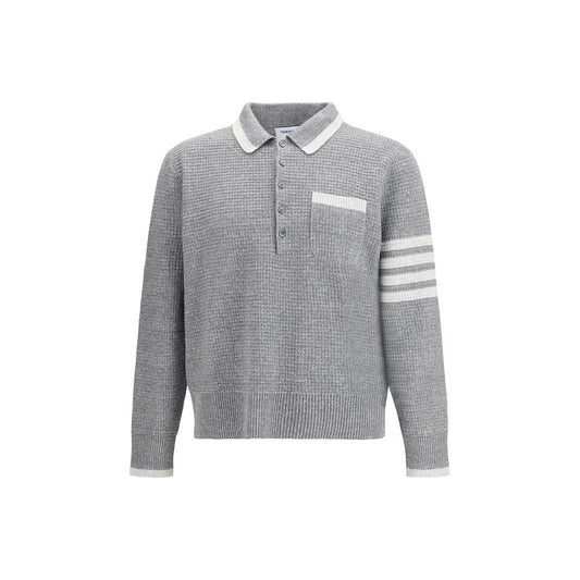 Thom Browne Gray Linen Dress Shirt for Men
