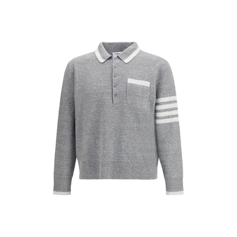 Thom Browne Grijze Linnen Jurkblouse