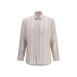 Etro Multicolor Linen Pattern Shirt for Men
