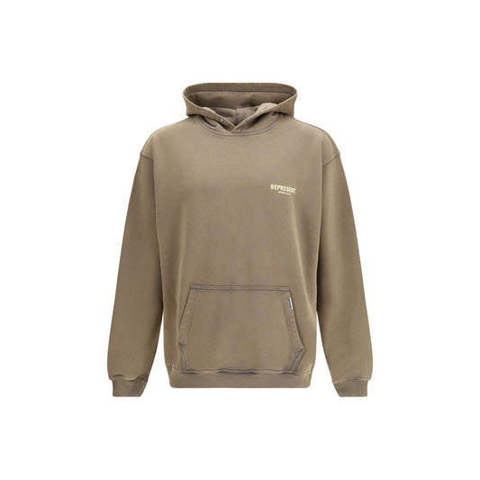 Bruine katoenen sweater voorstellen