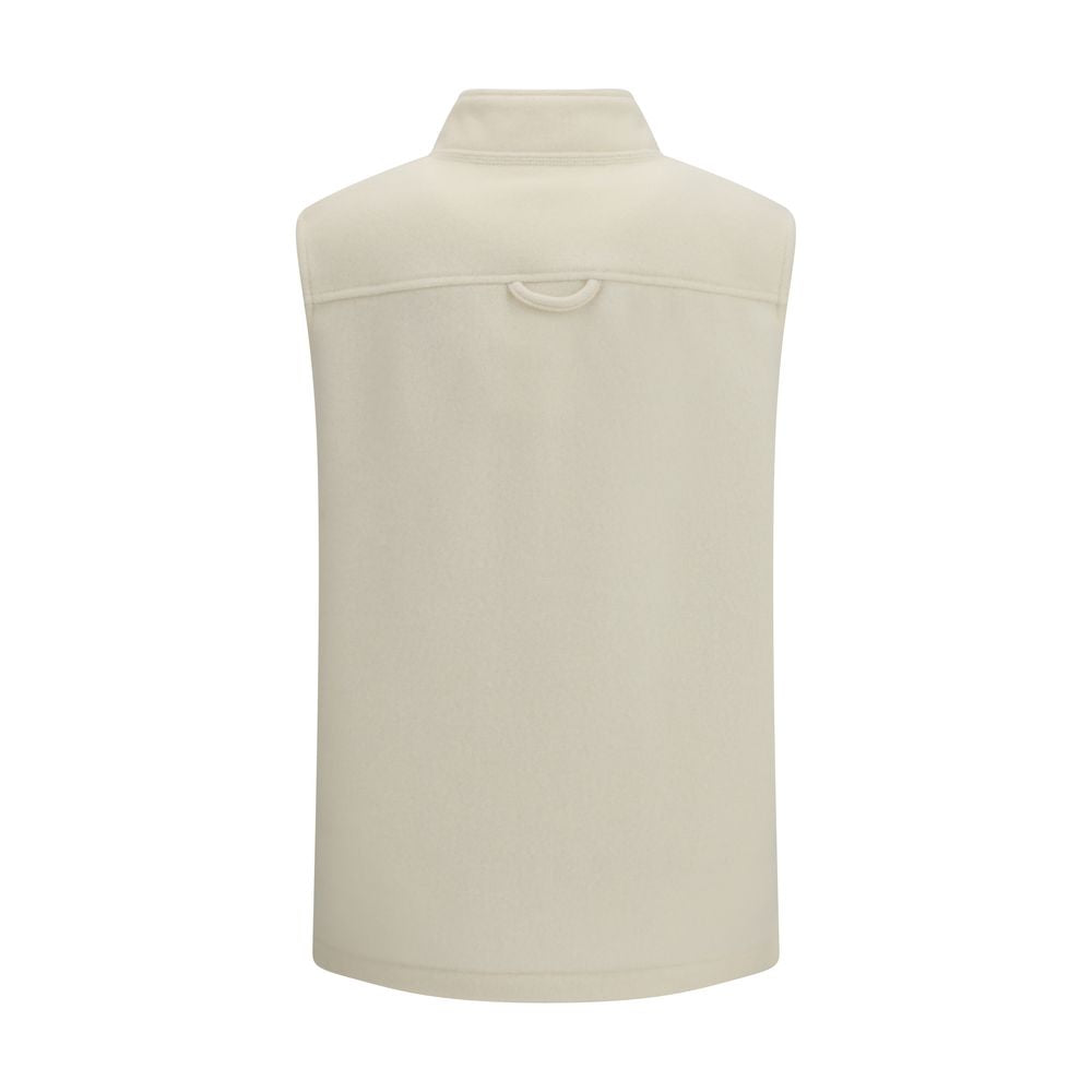 RIER Beige Fleece Wool Sleeveless Jacket - Stylish & Comfortable