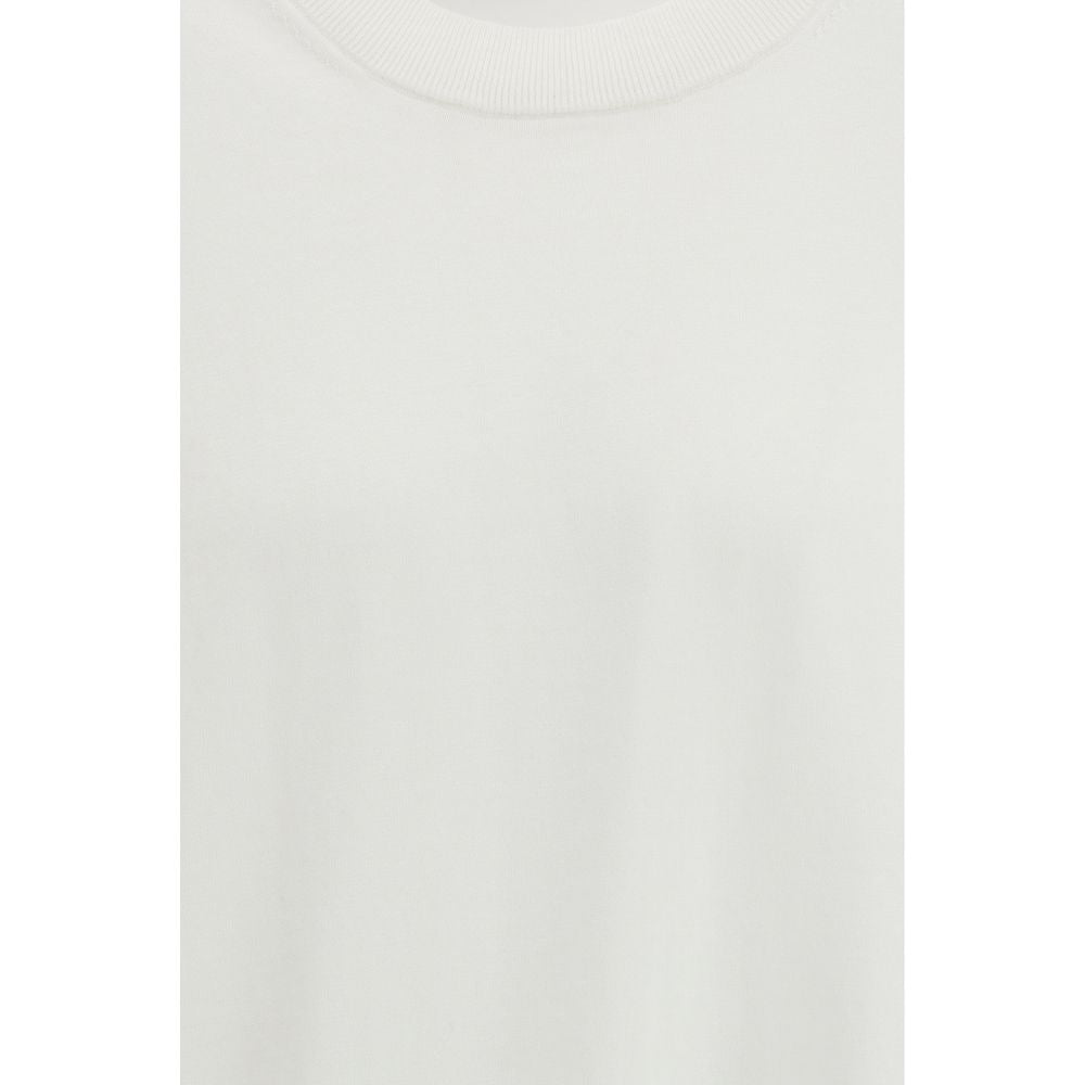 Laneus Wit Katoenen T-shirt