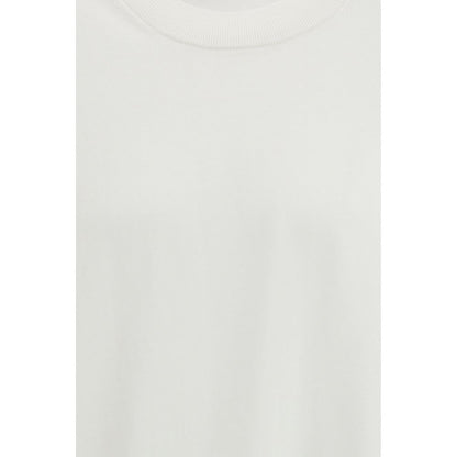 Laneus Wit Katoenen T-shirt