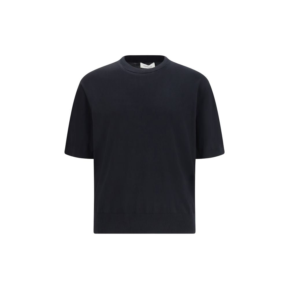 T-shirt en coton noir Laneus pour homme - IT52 | XL