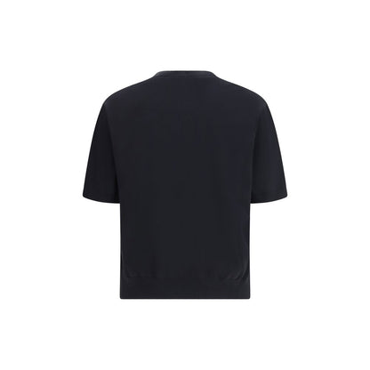 Laneus Zwart Katoenen T-Shirt