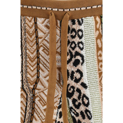 Laneus veelkleurige katoenen Bermuda-shorts