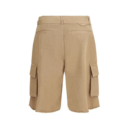 Laneus Beige Katoenen Bermudashorts