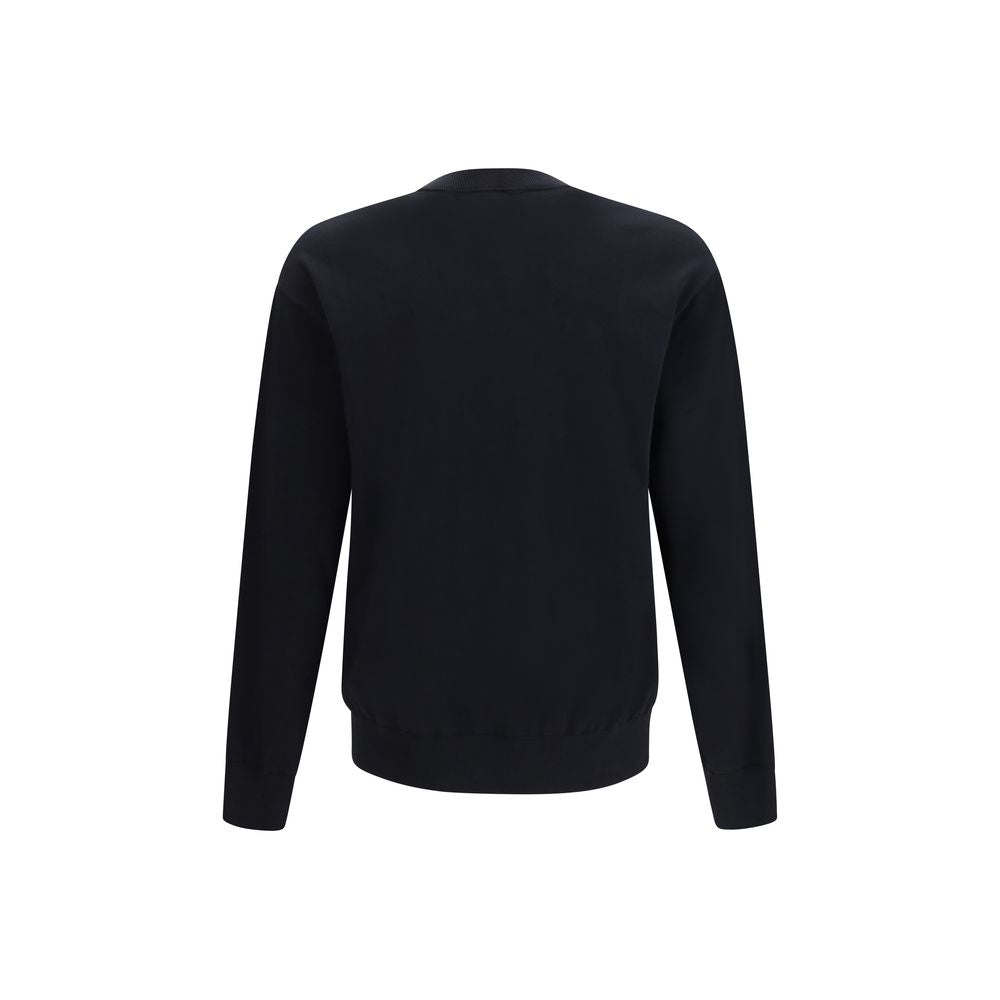 Laneus Zwart Katoenen Sweatshirt