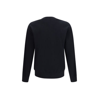 Laneus Zwart Katoenen Sweatshirt