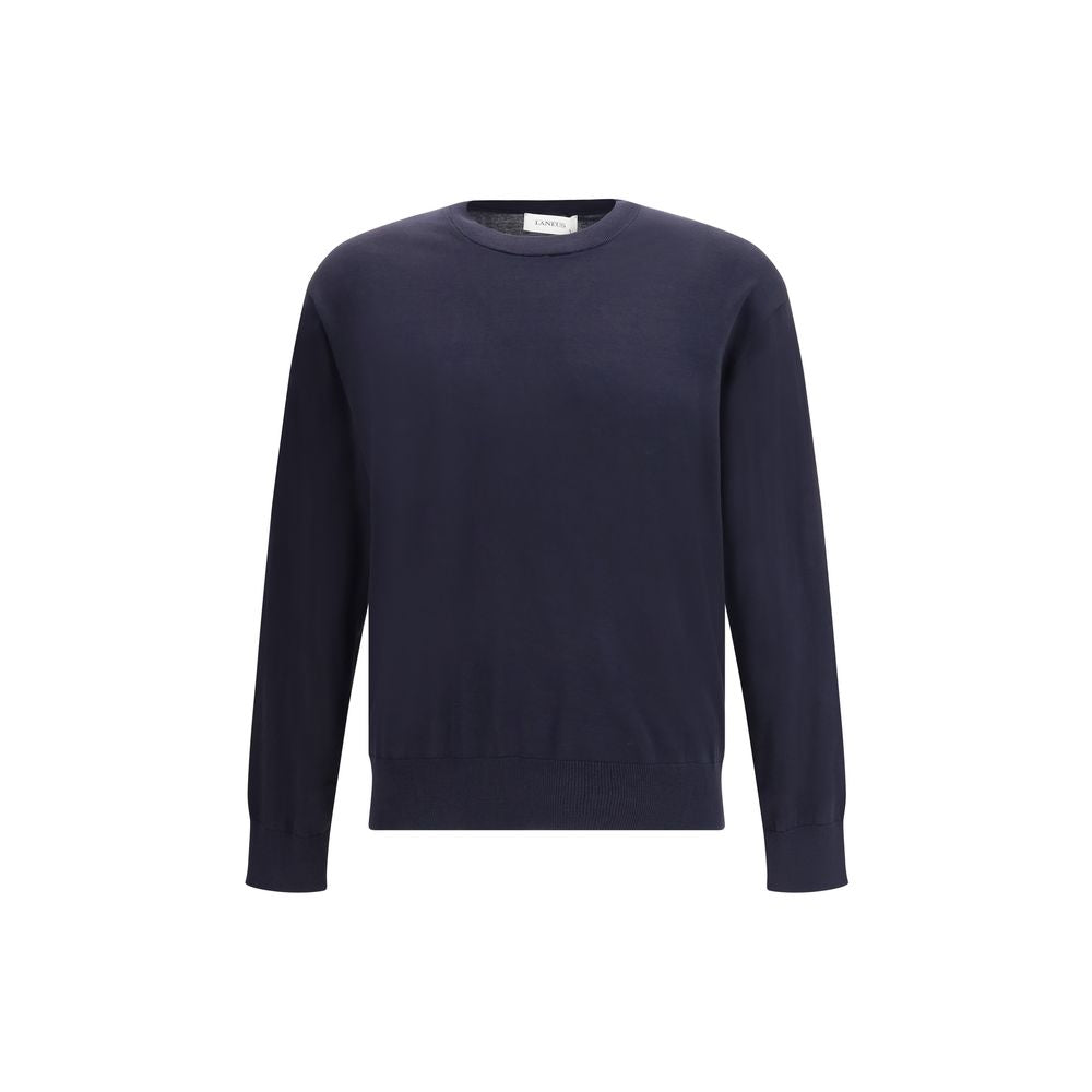 Laneus Blauw Katoenen Sweatshirt