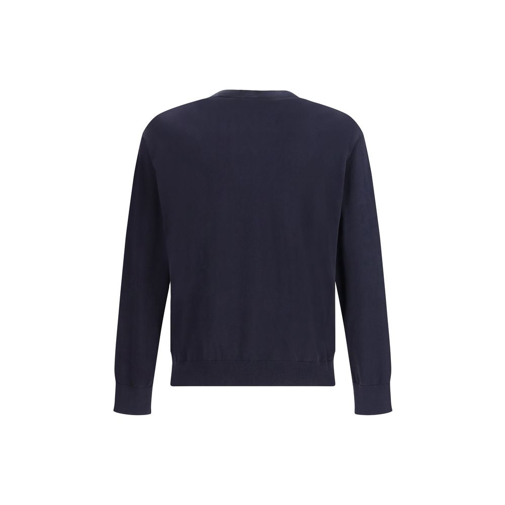Laneus Blauw Katoenen Sweatshirt