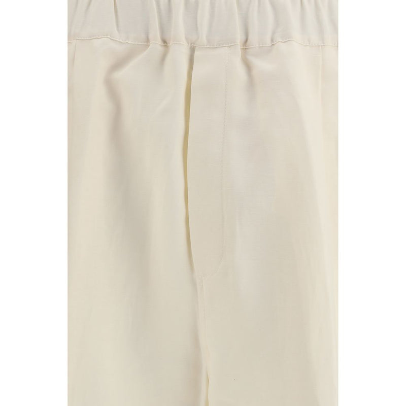Laneus Beige Casual Broek van Viscose
