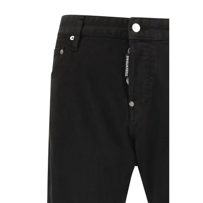 Dsquared² Zwarte Katoenen Slim Fit Jeans