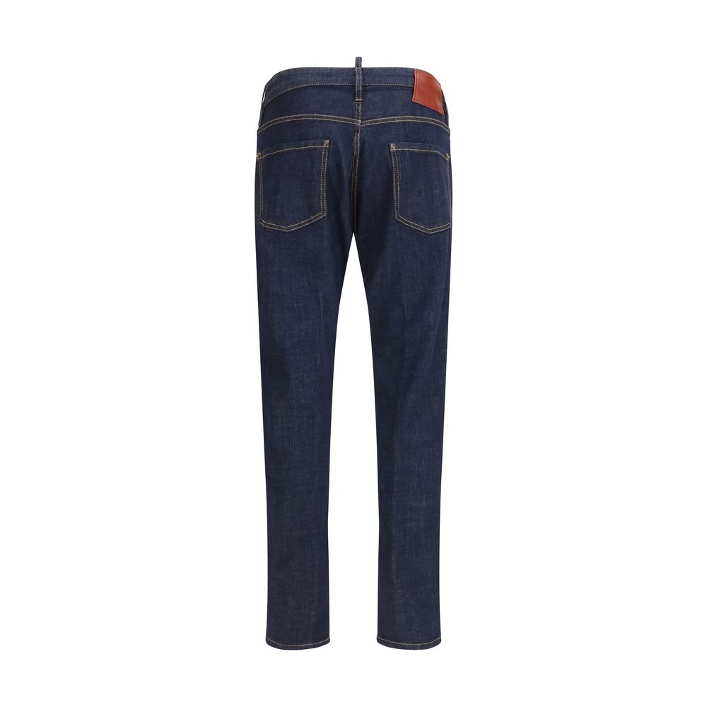 Dsquared² Blue Cotton Jeans Denim - Slim Fit