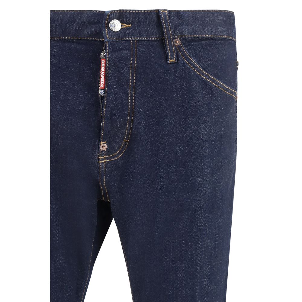 Dsquared² Blue Cotton Jeans Denim - Slim Fit