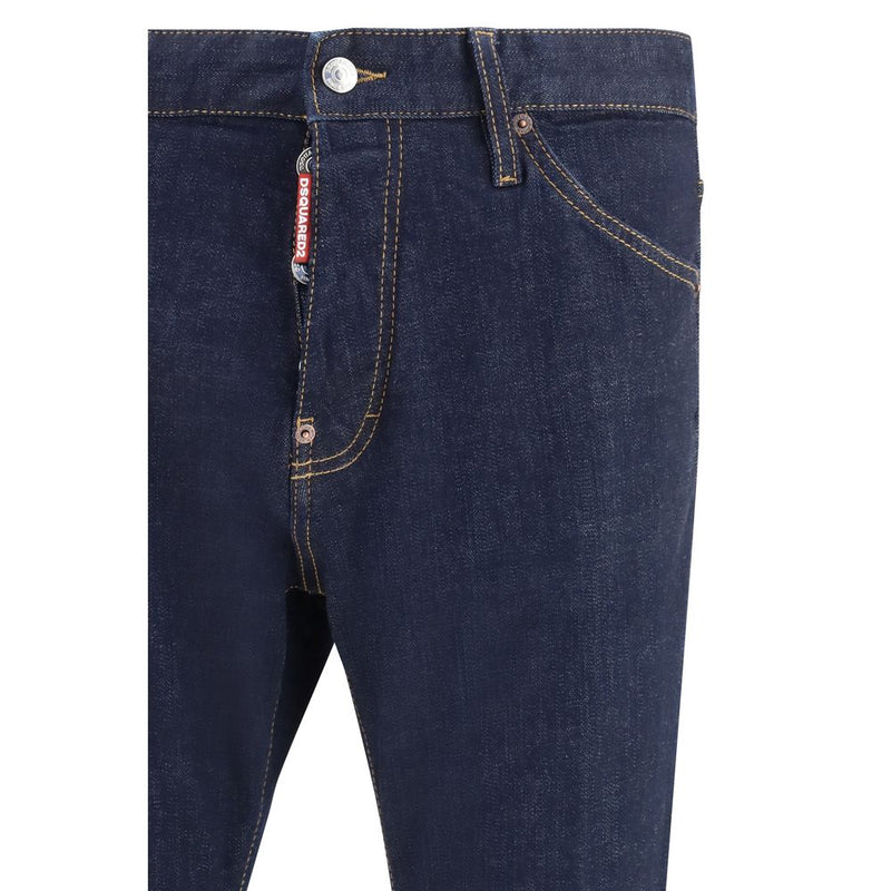 Dsquared² Blauwe Katoenen Jeans Denim