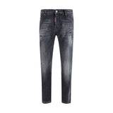 Dsquared² Black Cotton Slim Fit Jeans - SS26
