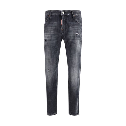 Dsquared² Zwarte Katoenen Slim Fit Jeans