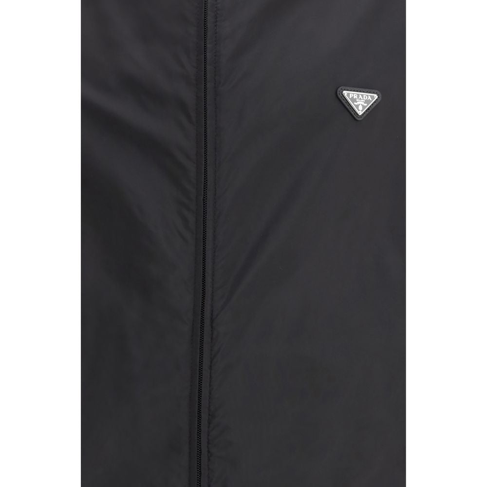 Veste Prada noire en polyamide recyclé
