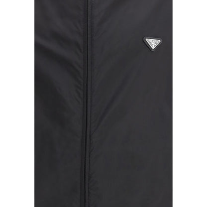 Veste Prada noire en polyamide recyclé