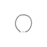 MM6 Silver Metal Necklace - Élégance Minimaliste