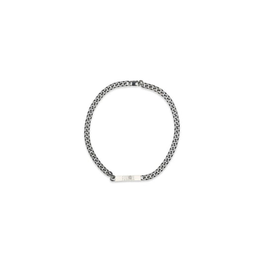 MM6 Silver Metal Necklace - Classic Chain Design