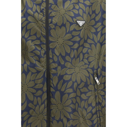 Veste Prada noire en polyamide recyclé