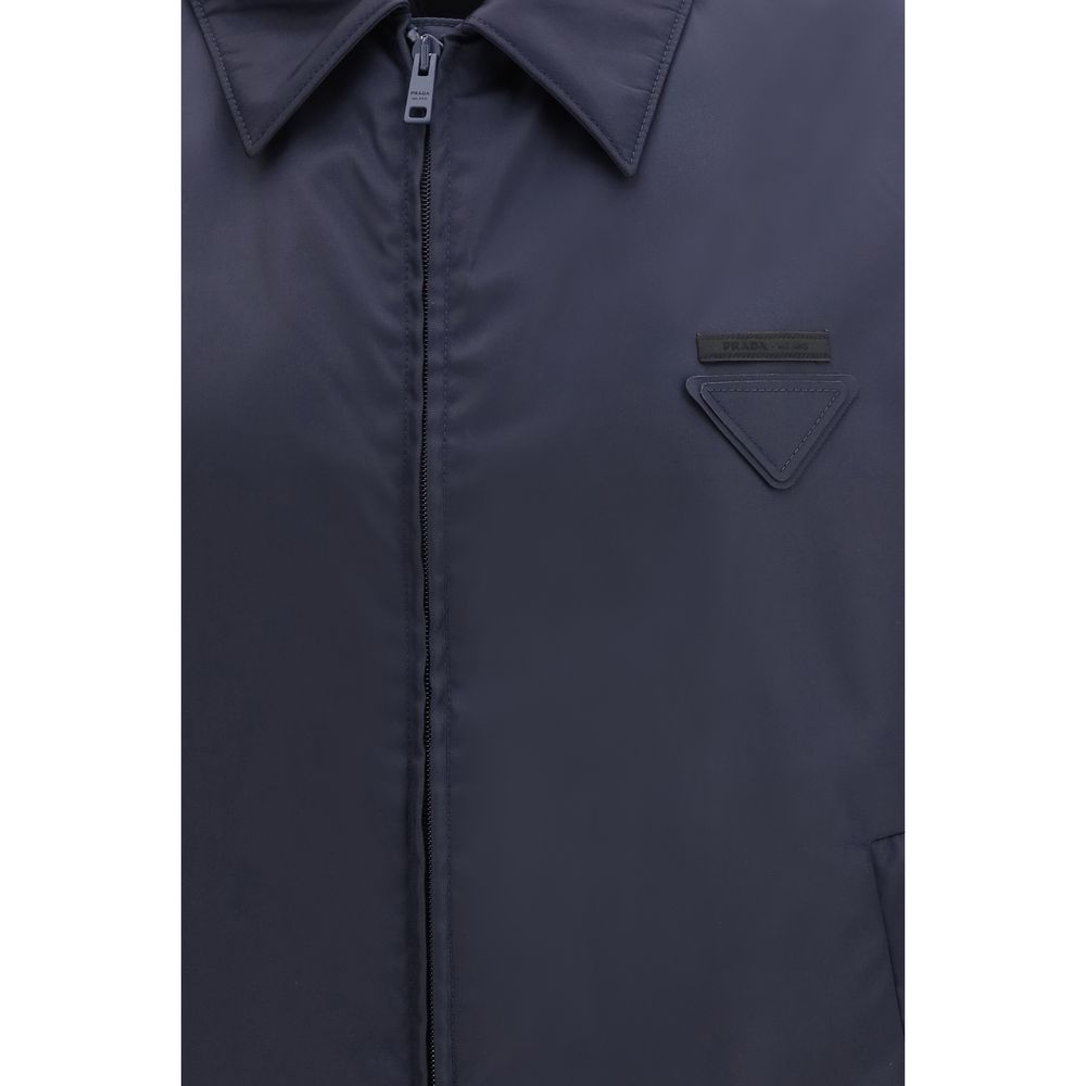 Veste Prada bleue en nylon