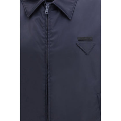 Veste Prada bleue en nylon