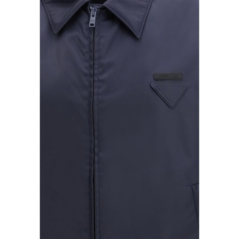 Veste Prada bleue en nylon