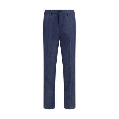 Cruna Blue Tencel Geklede Broek