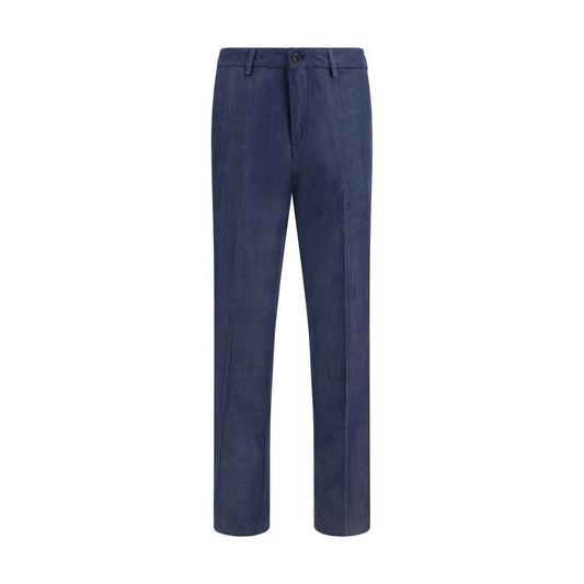 Cruna Blue Tencel Geklede Broek