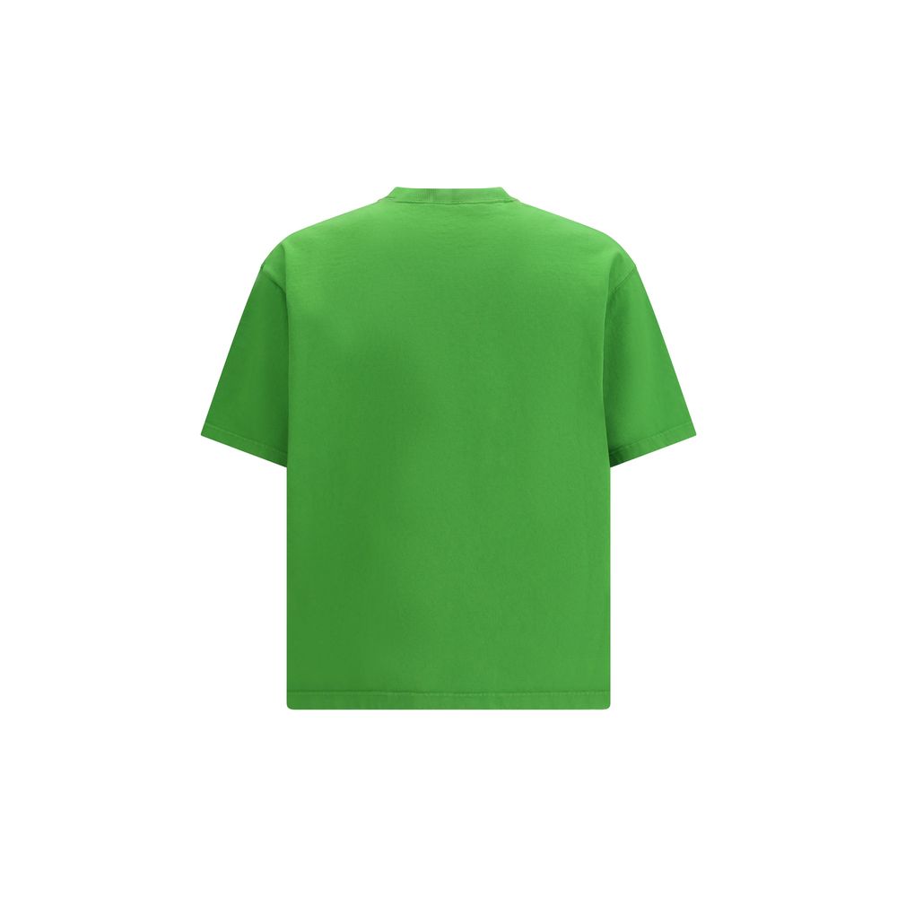 T-shirt Prada bicolore en coton
