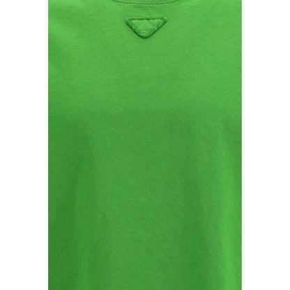 T-shirt Prada bicolore en coton