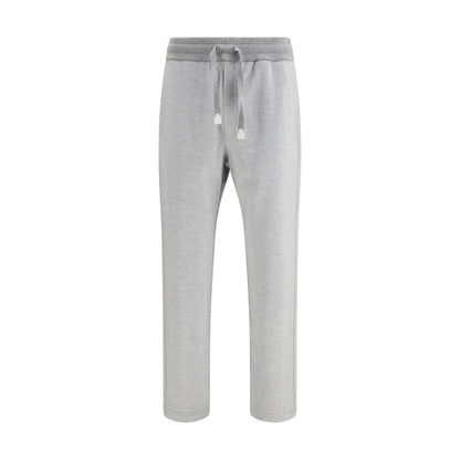 Sweat-shirt gris en coton Brioni