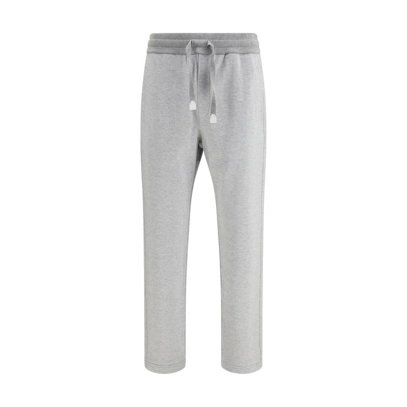 Brioni Gray Cotton Sweatshirt for Men - SS26 Collection