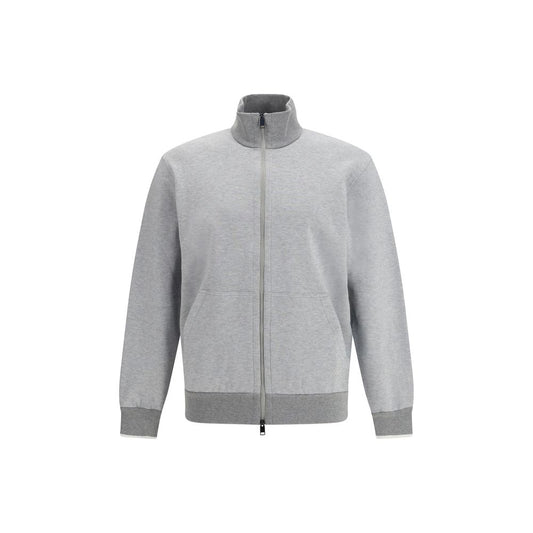 Brioni Grijs Katoenen Sweatshirt