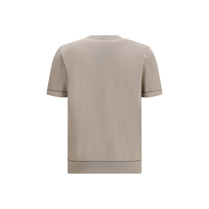 Brioni Beige Katoenen T-Shirt
