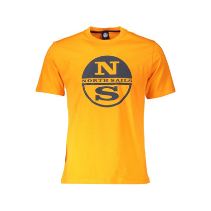 North Sails Arancione Cotton Men's T-Shirt