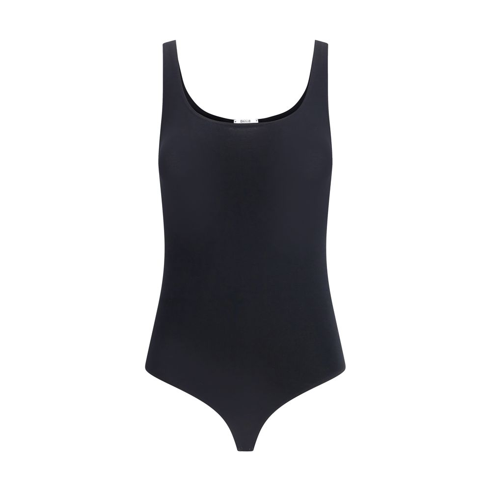 Wolford Jamaika Black Cotton Bodysuit for Women