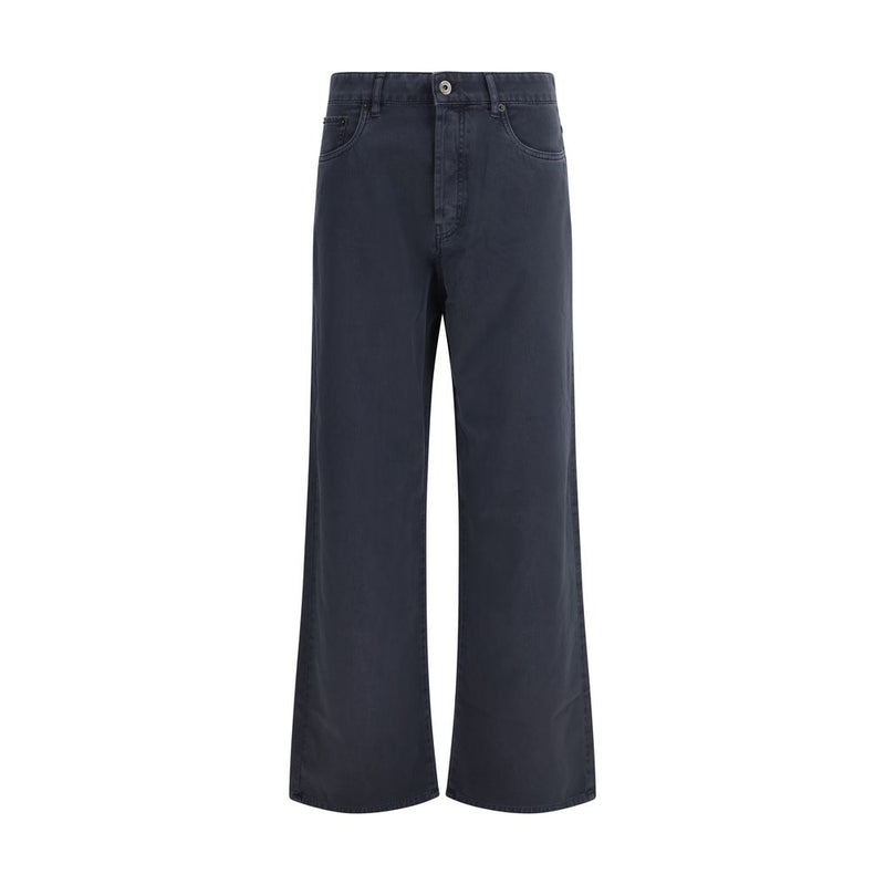 Miu Miu Blue Cotton Flared Jeans - Stylish & Comfortable Fit