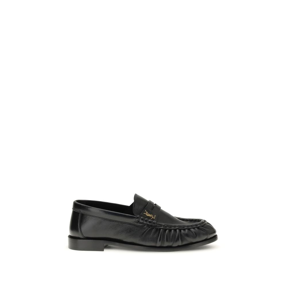 Mocassins Saint Laurent Black Lamb Ovis Aries Aries