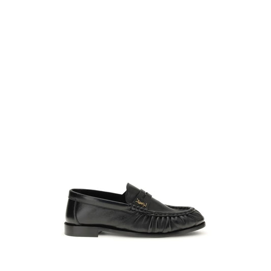 Mocassins Saint Laurent Black Lamb Ovis Aries Aries