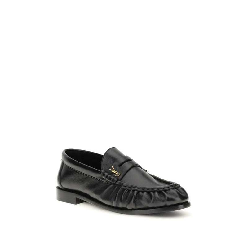 Mocassins Saint Laurent Black Lamb Ovis Aries Aries
